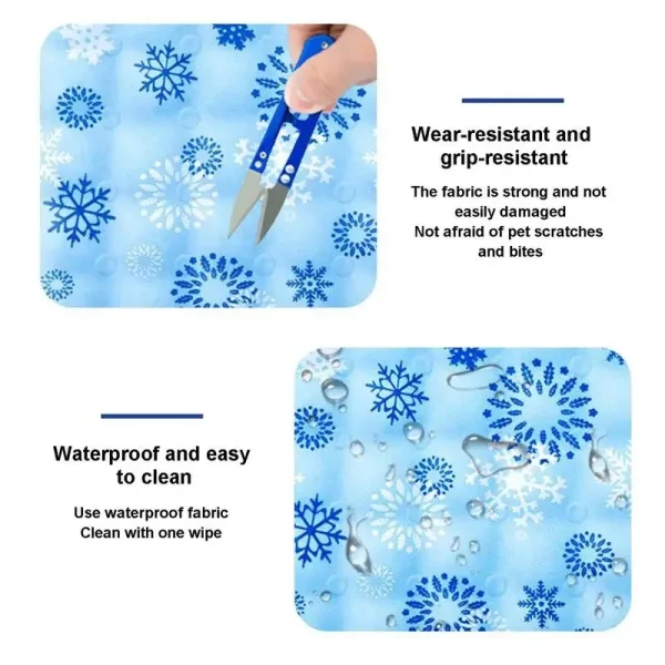 Cats Pet Products Cooling Cushions Accessories Accessory Puppy Bed All Things Dog Supplies Houses and Habitats Basket Kitten Mat - Image 3