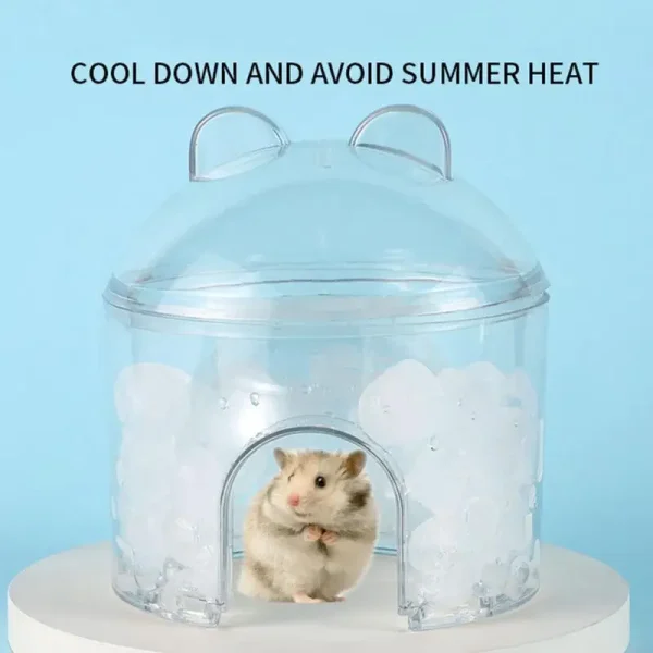Cool Small Animal House Hot Days Small Animal Rest Cooling Nest Stylish And Fun Habitat Decor For Hamsters Chinchillas And - Image 3