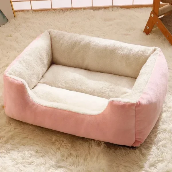 Pet Bed for Cats And Dogs Cushion Kitten Accessories Warm Soft Plush Comfortable Basket House Pet Supplies Habitats Pet Goods - Image 5