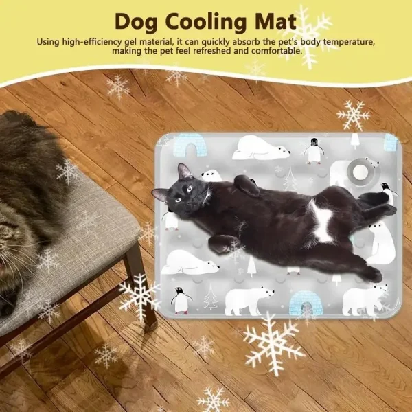 Cats Pet Products Cooling Cushions Accessories Accessory Puppy Bed All Things Dog Supplies Houses and Habitats Basket Kitten Mat - Image 2