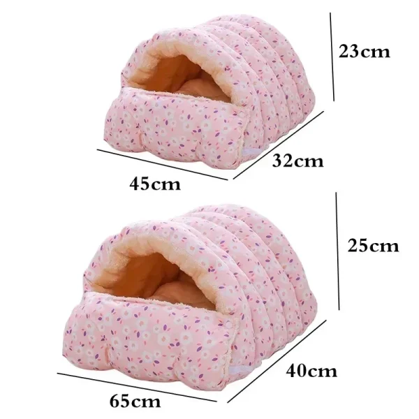 Cats Beds Warm Winter Pet Supplies Accessories Bed Products Goods Houses and Habitats Cushions Kitten Things Accessory Puppy Bed - Image 3