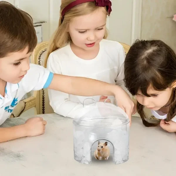 Cool Small Animal House Hot Days Small Animal Rest Cooling Nest Stylish And Fun Habitat Decor For Hamsters Chinchillas And - Image 2