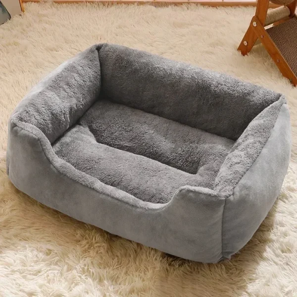 Pet Bed for Cats And Dogs Cushion Kitten Accessories Warm Soft Plush Comfortable Basket House Pet Supplies Habitats Pet Goods - Image 2