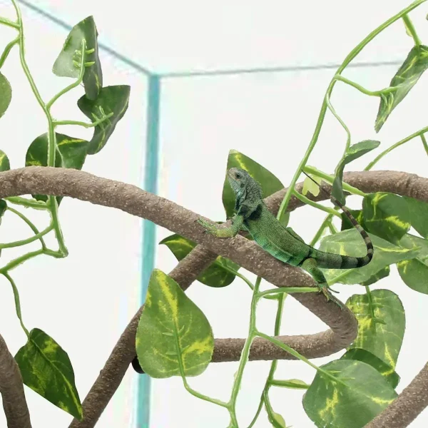 Artificial Flexible Reptile Vines Rattan Chameleon Lizard Terrarium Branches Bendable Jungle Reptile Pet Habitat Decoration - Image 4