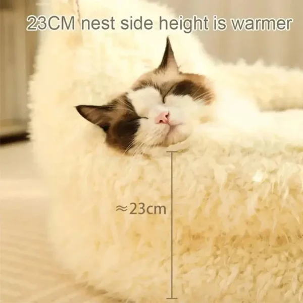 Bed Cats for Winter Warm Houses and Habitats House Accessories Kitten Cushions Beds Dog Puppy Accessory Pet Supplies Mat Goods - Image 4
