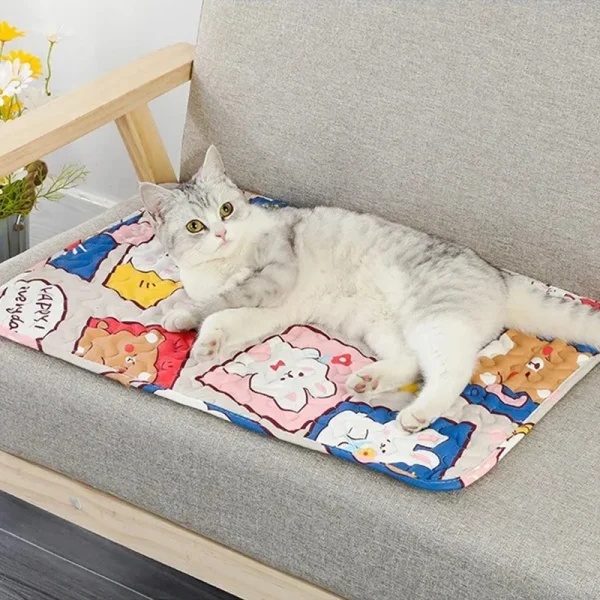 Cats Cooling Beds Accessories Things Cushions Pet Supplies Bed Kitten House Accessory Houses and Habitats Puppy Goods - Image 4